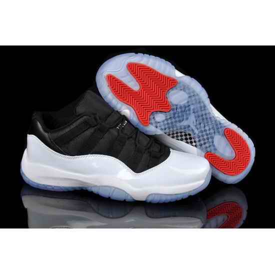 Air Jordan 11 Shoes 2013 Mens Low Black White Red
